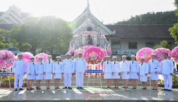 พิธีวางพวงมาลาน้อมรำลึก เนื่องในวันคล้ายวันสวรรคต พระบาทสมเด็จพระจุลจอมเกล้าเจ้าอยู่หัว 23 ตุลาคม 2567